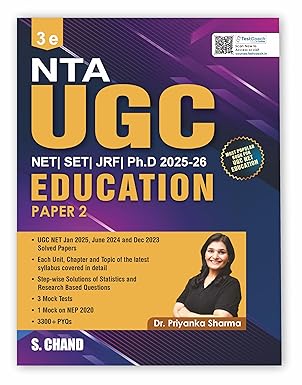NTA UGC NET Education Paper 2 Book 2025 - 2026 | NET/SET/JRF/ Ph.D